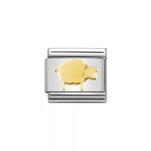 Nomination Classic Gold Animals of the Earth Sheep Charm 030112_35