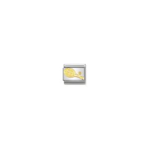 Nomination Classic Sports Charm - 18k Gold Tennis Racket 030106_05