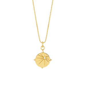 Rachel Jackson North Star Necklace Gold NSN4GP