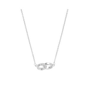 Olivia Burton Classic Interlink Necklace Silver