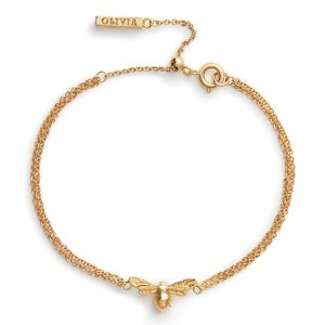 Olivia Burton Lucky Bee Chain Bracelet Gold OBJAMB44N