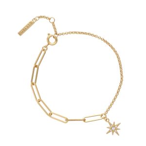 Signature Minima Bee Gold Toggle Bracelet