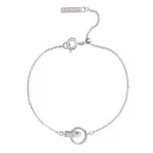 Olivia Burton Classic Interlink Chain Bracelet Silver OBJENB14B