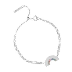 Olivia Burton Rainbow Bracelet - Silver OBJRBB12