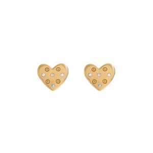 Olivia Burton Classic Heart Gold Stud Earrings OBJSAE02