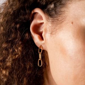 IX Prestige Stud Drop Earrings - Gold DMB0333GD