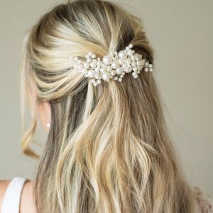 Ivory & Co Pearl Blossom Cluster Clip - pearlblossom