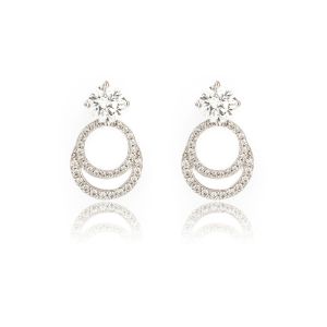 Georgini Goddess Luna Earrings - Silver - IE1123W