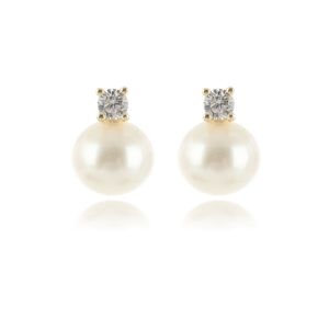 Georgini Oceans Noosa Freshwater Pearl Earrings - Gold - IE1106G