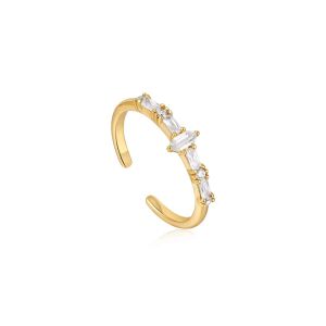 Ania Haie Sparkle Multi Stone Band Ring - Gold R041-01G-W