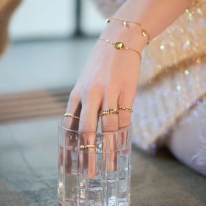 Rachel Jackson North Star Bracelet Gold NSB3GP