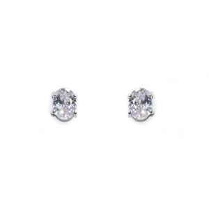 Ivory & Co Rapture Crystal Oval Cut Earrings