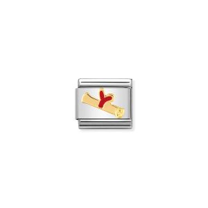 Nomination Classic Diploma Charm - 18k Gold - 030223/03