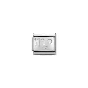 Nomination Silver and Zirconia Classic Scorpio Charm - 330302/08