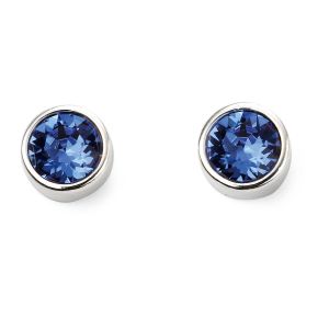 September Birthstone Earrings - Sterling Silver