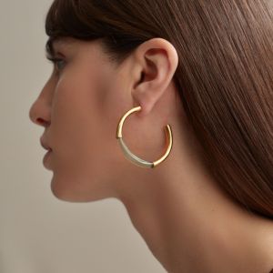 Shyla London Chunky Hoop Earrings - Green