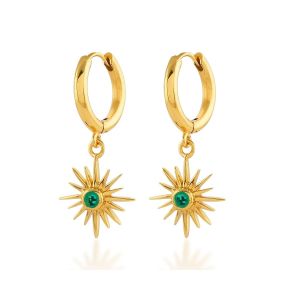 Shyla London Felicity Earrings - Emerald