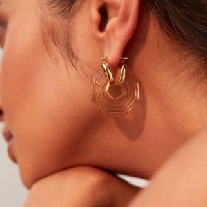 Shyla Sphinx Earrings - Soft Champagne