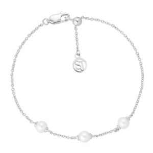 Sif Jakobs Padua Tre Bracelet - Silver with Pearl