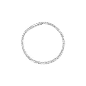 Sif Jakobs Silver Ellera Grande Bracelet with White Zirconia - SJ-B2870-CZ-17