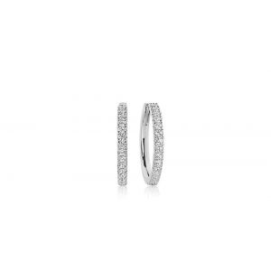 Sif Jakobs Ellera Grande Earrings, silver with white zirconia SJ-E2869-CZ