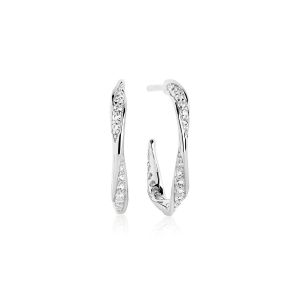 Sif Jakobs Cetara Piccolo Zirconia Earrings - Silver and White Zirconia SJ-E3010-CZ