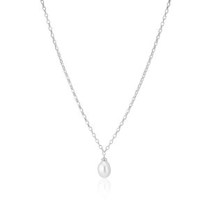 Sif Jakobs Padua Uno Pearl Necklace - Silver - SJ-N2455-P