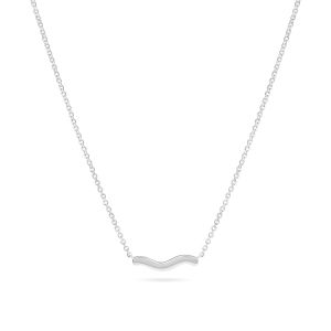 Sif Jakobs Ellera Waves Pianura Necklace - Silver - SJ-N3859