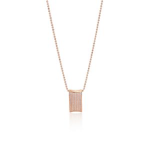 Sif Jakobs Pendant Dinami - 18k rose gold plated with white zirconia
SJ-P0040-CZ(RG)