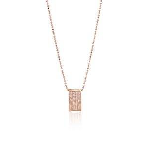 Sif Jakobs Pendant Dinami - 18k rose gold plated with white zirconia
SJ-P0040-CZ(RG)