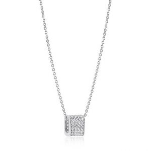 Sif Jakobs Matera Pendant - Silver with Zirconia