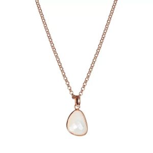 Jersey Pearl Sorel Mother of Pearl Pendant Rose Gold Plated 