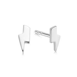 Daisy Lightning Stud Earrings - Silver ST08_SLV