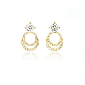 Georgini Goddess Luna Earrings - Gold - IE1123G