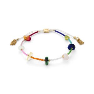 Annie Haak Summer Rainbow Gold Plated Friendship Bracelet