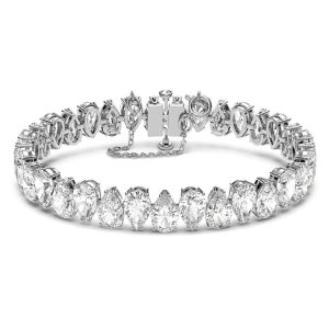 Swarovski Millenia Pear Cut Bracelet - White with Rhodium Plating 5598350