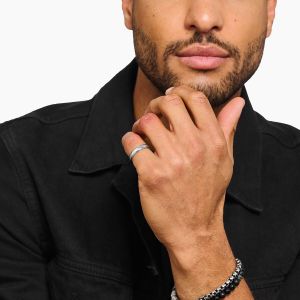 Thomas Sabo Silver Ring with Lines - TR2503-637-21