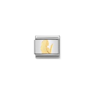 Nomination Classic Virgo Charm - 18k Gold - 030104/06