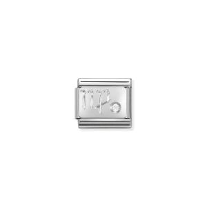 Nomination Silver and Zirconia Classic Virgo Charm - 330302/06