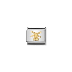 Nomination Classic Gold Monuments Windmill Charm 030123_03