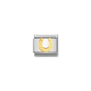 Nomination Classic Horseshoe Charm - 18k Gold - 030115/11