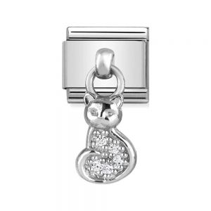 Nomination Classic Charm Stainless Steel and 925 Silver Cat 331800_18