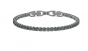 Swarovski Tennis Deluxe Bracelet, Black, Ruthenium Plating 5504678