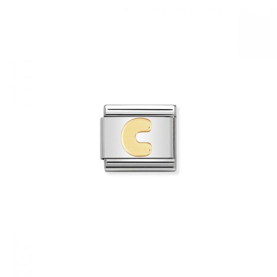 Nomination Gold Classic Letter Charm - C