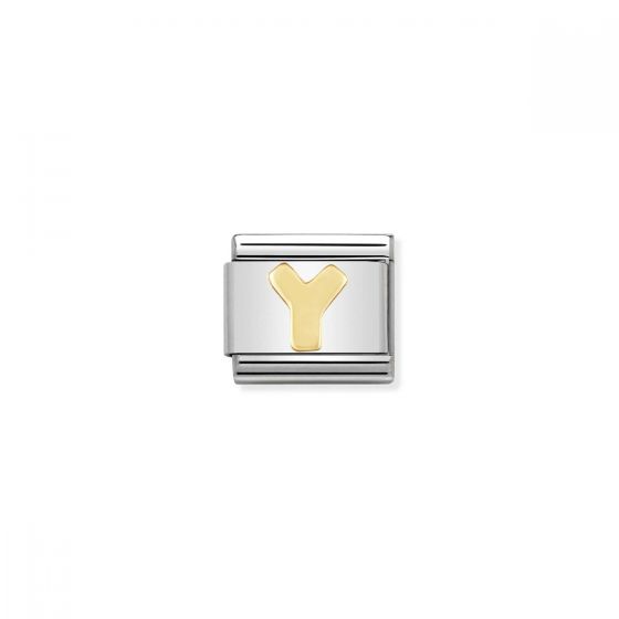 Nomination Gold Classic Letter Charm - Y