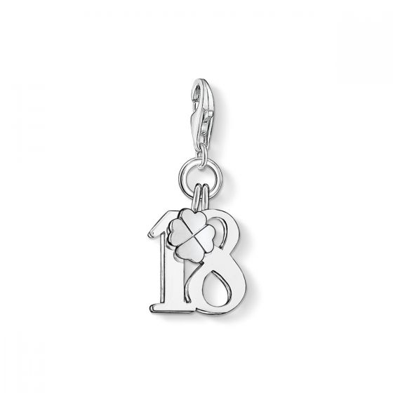 Thomas Sabo Charm Pendant Lucky Number 18 0473-001-12
