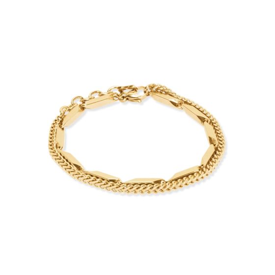 Coeur De Lion Twisted Layers Bracelet - Gold - 0801301600