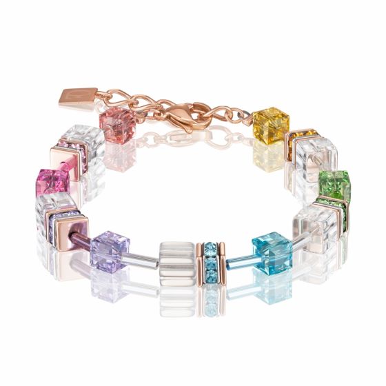 Coeur de Lion Multicoloured Clear GEOCUBE Bracelet 422301500
