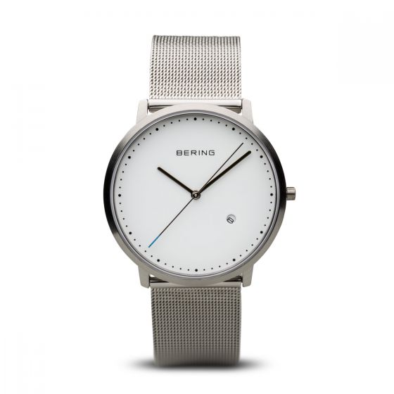 Bering Unisex Classic Brushed Silver Watch - 11139-004