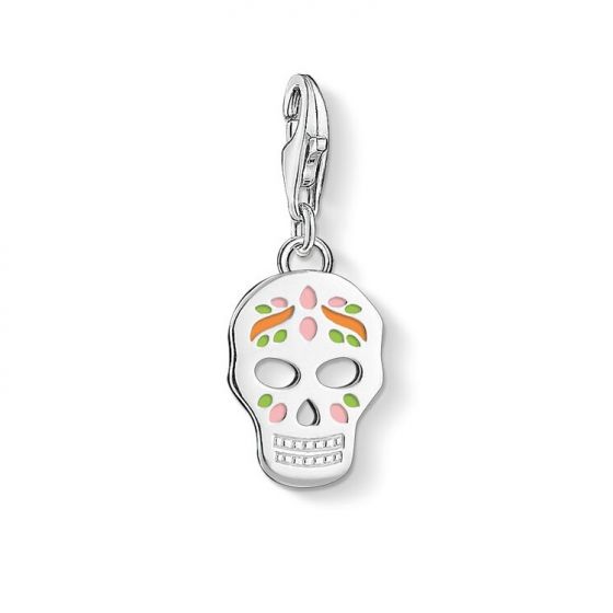 Thomas Sabo Charm Pendant - Mexican Skull 